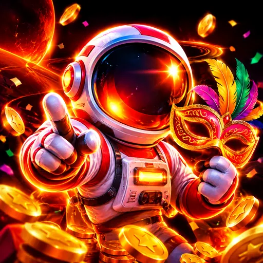 Capa do jogo Spaceman com astronauta flutuando